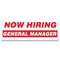 Signmission Now Hiring General Managers Banner Apply Inside Accepting Application Single Sided B-120-30250 - alternate 1